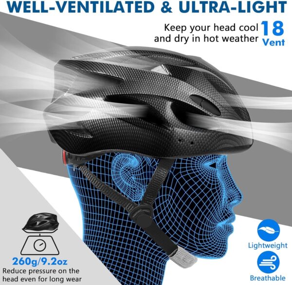 Zacro Adult Size Bike Helmet - Image 3