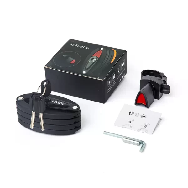 SENDE 4-Digit Combination Folding Bike Lock - Image 6