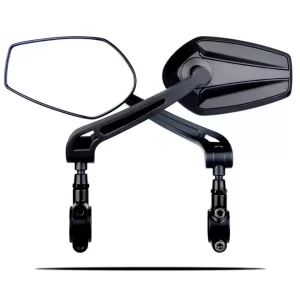 EasyDo 360 Degrees Adjustable E-Bike Side Glass Mirrors