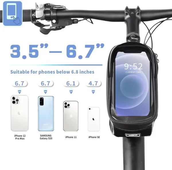 E-Bike Phone Holder Waterproof Bag - Image 6