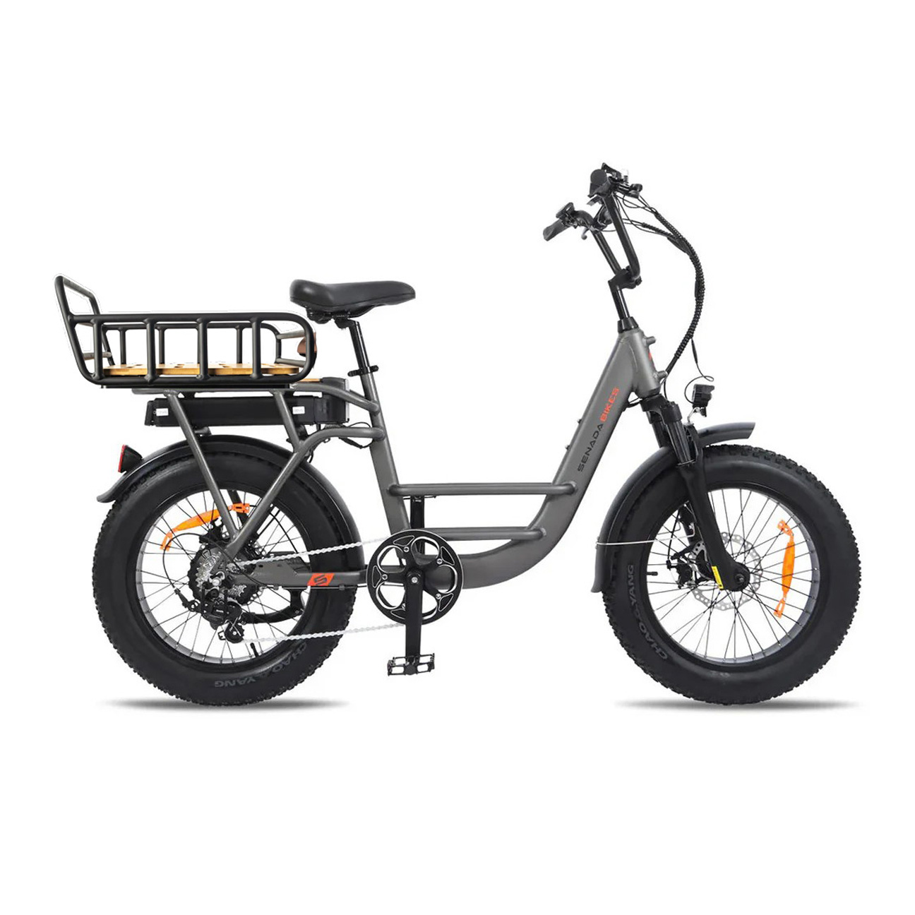 Osprey UL 2849 Certified, Osprey 500W (700W Peak) Torque Sensor, 48V 20″ Fat Tire, E-Cargo Edition