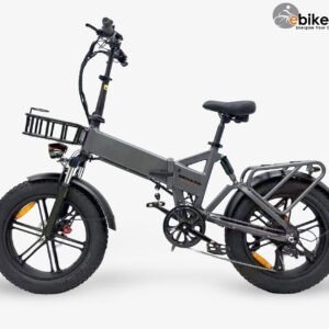 Gladiator UL 2849 Certified, 750W 15Ah (900W Peak) Folding E-Bike, Upgraded 48V 15Ah 20″ Fat Tire, E-Cargo Edition
